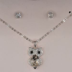 NIB Charter Club 2 Piece Owl Necklace Set